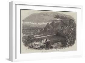 View in the Punjaub, Banks of the Ravee, at Shapore-Samuel Read-Framed Giclee Print