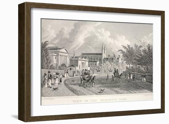 View in the Regent's Park-Thomas Hosmer Shepherd-Framed Giclee Print