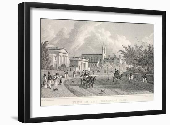 View in the Regent's Park-Thomas Hosmer Shepherd-Framed Giclee Print