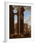 View in the Roman Forum, 1615-Codazzi & Cerquozzi-Framed Giclee Print