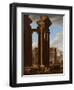 View in the Roman Forum, 1615-Codazzi & Cerquozzi-Framed Giclee Print