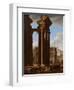 View in the Roman Forum, 1615-Codazzi & Cerquozzi-Framed Giclee Print