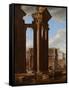 View in the Roman Forum, 1615-Codazzi & Cerquozzi-Framed Stretched Canvas