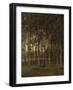 View in the Woods, C. 1870-1904-Theophile de Bock-Framed Art Print