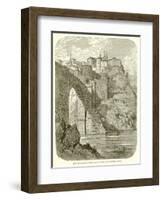 View in Toledo.--Bridge of St. Martin-Gustave Doré-Framed Giclee Print