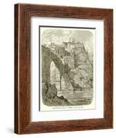 View in Toledo.--Bridge of St. Martin-Gustave Doré-Framed Giclee Print