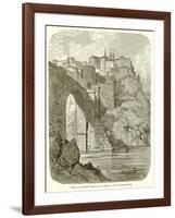 View in Toledo.--Bridge of St. Martin-Gustave Doré-Framed Giclee Print