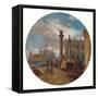 'View in Venice', c1853-James Holland-Framed Stretched Canvas