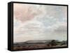 View in Wiltshire-John Constable-Framed Stretched Canvas