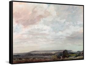 View in Wiltshire-John Constable-Framed Stretched Canvas