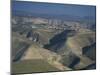 View in Winter with Typical Hills in Foreground and Alon Settlement Beyond, Judean Desert, Israel-Eitan Simanor-Mounted Photographic Print