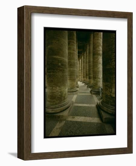 View Inside the Colonnade-Giovanni Lorenzo Bernini-Framed Giclee Print