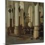 View Inside the Saint Bavo Church in Haarlem During Mass, 1666-Hendrick Cornelisz Van Vliet-Mounted Giclee Print