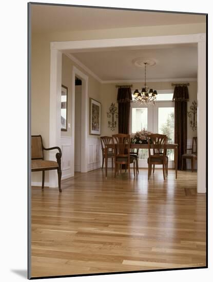 View into a Dining Room From the Foyer-null-Mounted Photographic Print