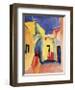 View into a Lane, 1914-Auguste Macke-Framed Giclee Print