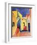 View into a Lane, 1914-Auguste Macke-Framed Giclee Print