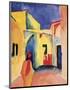 View into a Lane, 1914-Auguste Macke-Mounted Giclee Print