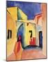 View into a Lane, 1914-Auguste Macke-Mounted Giclee Print