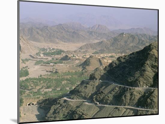 View into Afghanistan from the Khyber Pass, North West Frontier Province, Pakistan, Asia-Upperhall Ltd-Mounted Photographic Print