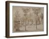 View into the Exedra at Chiswick-William Kent-Framed Giclee Print