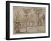 View into the Exedra at Chiswick-William Kent-Framed Giclee Print