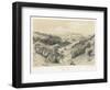 View into the River Irthing Gorge from the Fort of Birdoswald on Hadrian's Wall-J.s. Kell-Framed Art Print