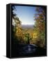 View into Valley from Amicalola Falls-James Randklev-Framed Stretched Canvas