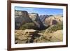 View into Zion Canyon from Trail to Observation Point-Eleanor Scriven-Framed Photographic Print