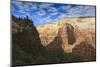 View into Zion Canyon from Trail to Observation Point-Eleanor-Mounted Photographic Print