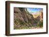View into Zion Canyon from Trail to Observation Point-Eleanor-Framed Photographic Print