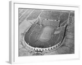 View Looking down on Municipal Stadium-null-Framed Photographic Print