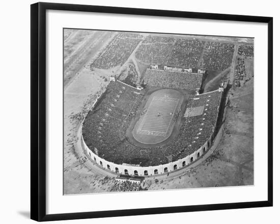 View Looking down on Municipal Stadium-null-Framed Photographic Print