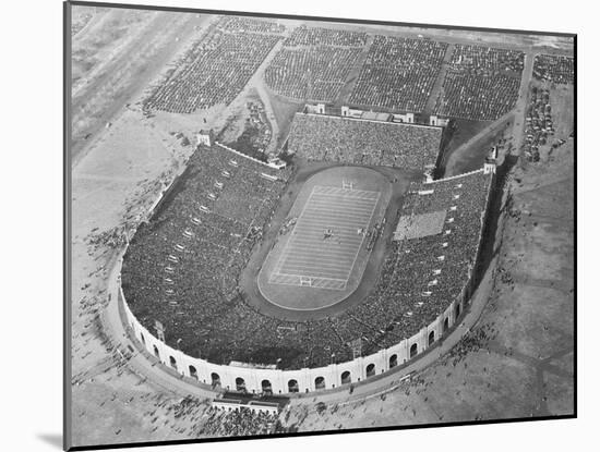 View Looking down on Municipal Stadium-null-Mounted Photographic Print