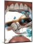 View Looking from Inside the Mouth While at the Dentist-null-Mounted Art Print