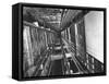 View Looking Up an Elevator Shaft-Bernard Hoffman-Framed Stretched Canvas