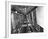 View Looking Up an Elevator Shaft-Bernard Hoffman-Framed Photographic Print