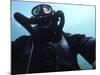 View Looking Up at a Navy Seal Combat Swimmer-null-Mounted Photographic Print