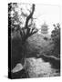 View Marble Mountain, Temple, Danang-Walter Bibikow-Stretched Canvas