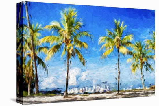 View Miami II - In the Style of Oil Painting-Philippe Hugonnard-Stretched Canvas