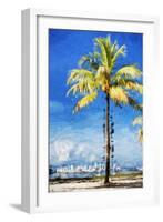 View Miami - In the Style of Oil Painting-Philippe Hugonnard-Framed Giclee Print