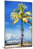 View Miami - In the Style of Oil Painting-Philippe Hugonnard-Mounted Giclee Print