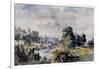 View Near Bridgnorth, C.1925-Philip Wilson Steer-Framed Giclee Print