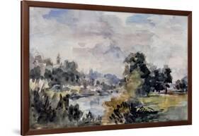 View Near Bridgnorth, C.1925-Philip Wilson Steer-Framed Giclee Print