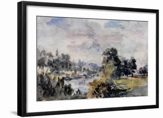 View Near Bridgnorth, C.1925-Philip Wilson Steer-Framed Giclee Print