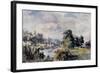 View Near Bridgnorth, C.1925-Philip Wilson Steer-Framed Giclee Print