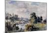 View Near Bridgnorth, C.1925-Philip Wilson Steer-Mounted Giclee Print