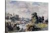 View Near Bridgnorth, C.1925-Philip Wilson Steer-Stretched Canvas