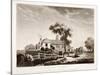 View Near Brixton Causeway, Lambeth, London, 1785-Francis Jukes-Stretched Canvas