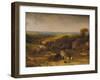 View near Crediton, Devon,1843-Frederick Richard Lee-Framed Giclee Print