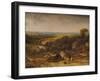 View near Crediton, Devon,1843-Frederick Richard Lee-Framed Giclee Print
